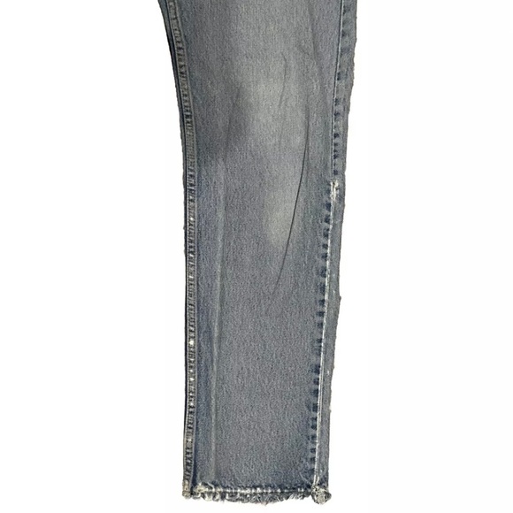 1999 Levi’s 32x32 505 Straight Leg Men’s Jeans Distressed Broken-in Y2K - Picture 9 of 12